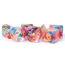 Metallic Dice Games 7-Set: Unicorn: Cosmic Carnival