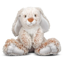 (1, Multi) - Melissa & Doug Princess Soft Toys 36cm Plush Burrow Bunny