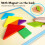 BEESTECH Holz Tangram Puzzle Buch, Reisespiele für Kinder im Auto oder Restaurant 5
