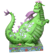 Enesco Disney Traditions by Jim Shore Figurina in Resina Elliot di Pete's Dragon 40 Anniversario, 9”, Verde