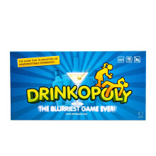 Drinkopoly Gioco da Tavolo | Divertente Gioco di Bevute | Gioco Interattivo per Adulti | Età 21+ | 1-6 Giocatori