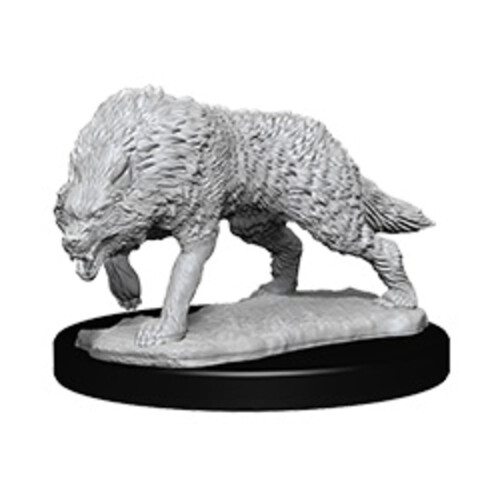 Pathfinder Deep Cuts Unpainted Minis W7 Timber Wolf (Pack of 6)