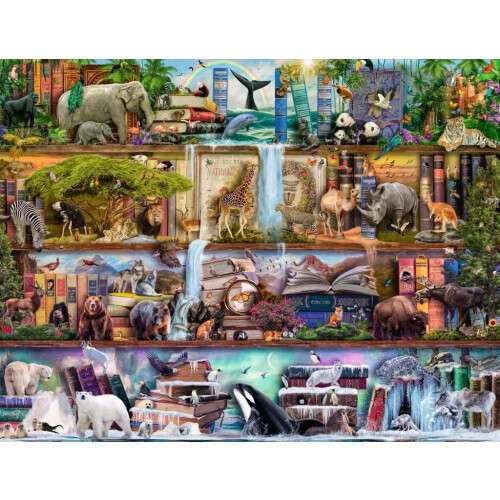 Ravensburger Ravensburger Amazing Animal Kingdom, 2000pc Jigsaw puzzle 1