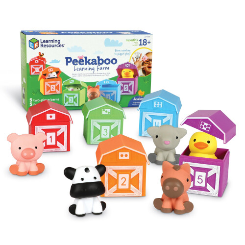 Learning Resources Learning Resources LER6805 Peekaboo Learning Farm