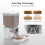 Automatisk kattefoder til 2 katte - 8L/34 kopper Autofoderautomat med stor kapacitet med LCD-sk?rm 2 foderbakker Tidsindstillet kattefoder Op til 5