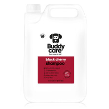 Shampoo per cani all'amarena di Buddycare | Shampoo per la pulizia profonda dei cani | Profumato all'amarena | con Aloe Vera e Pro Vitamina B5 (1