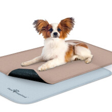 Paw-ge?spireerde wasbare kratvoeringen voor honden (2-pack) | Lekvrije antislip-plaspads voor 30-inch kennels | Herbruikbare puppy-pads voor zindelij