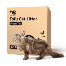 DI BI GRAMAS kattenbakvulling 12LB/2 pakken stofvrij klonterende tofu kattenbakvulling absorbeert snel geuren toilet kan in het toilet worden gespoel