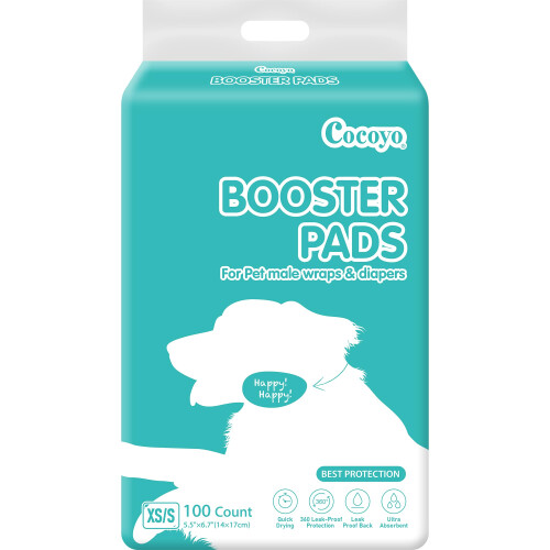 COCOYO Booster Pads XS/S St?rrelse med sideblysikker 100 Count