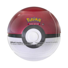 Pokemon TCG: Poke Ball Tin Rosso - 3 Booster Pack con 1 Moneta