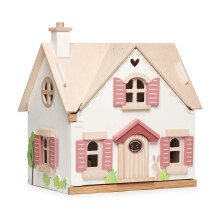 Casa de bonecas com móveis - Tender Leaf Toys - Coelho - Branco - Misto