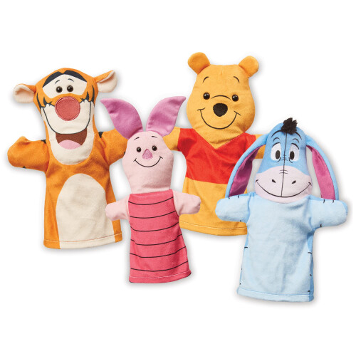 Melissa & Doug Melissa & Doug Disney Winnie the Pooh Μαλακοί & Αγκαλιαστοί Κούκλοι Χεριών για Παιδιά 2+