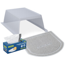 PetSafe ScoopFree Clumping, cappuccio per lettiera per gatti autopulente automatico e pacchetto di accessori - Include sacchetti per contenitori