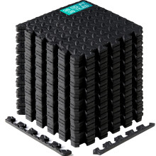 Yes4All Esteras de Espuma Interconectadas con Bordes - Alfombrillas para Equipos de Gimnasio - 36 Pies Cuadrados