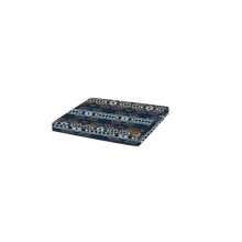 Wrangler Reversible Crate Dog Mat Blue Southwest Print Southwest 23X16