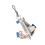Beach Style Hanging Ornaments Anchor Wall Hooks Mini Thermometer Nautical Decor (random Pattern) 3