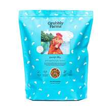 Grubbly Farms Omega Mix kippensnoepjes voor legkippen - Superfood en omega-rijk kippenvoersupplement ter ondersteuning van de eierproductie Sterke ei