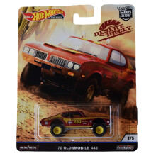 Hot Wheels Car Culture Ökenrally '70 Oldsmobile 442 1/5, röd/guld