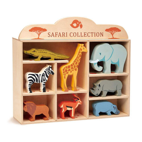 Tender Leaf Toys Animals Display Shelf Set 1pc (Safari)