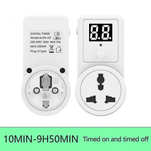 Digital Electric Timer Plug Socket with Countdown Switch Time Control Eu Plug 2