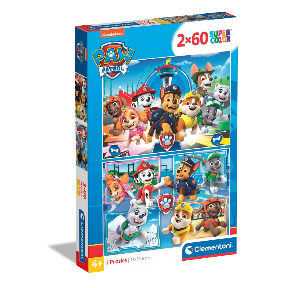New Clementoni Jigsaw Puzzles Paw Patrol Junior Cardboard 120 Pieces 21617