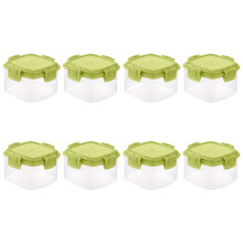 Boîtes de rangement Crisper, récipient à sauce portable en polypropylène sûr pour une identification facile du contenu et un stockage étanche