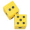 Champion Sports Dados de Espuma Revestidos Champion Sports 6 Polegadas 1