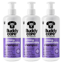 Shampoo per cani calmante e deodorante di Buddycare | Profumato alla lavanda | con Aloe Vera e Pro Vitamina B5 (50,72 once)