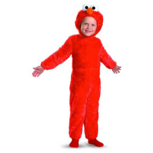 Costume di Elmo di Sesame Street in morbida pelliccia (12-18 mesi)