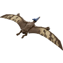 Mattel Jurassic World Dominion Roar Strikers Dinosaur Figur mit Geräuschen & Attacke, Pteranodon Dino Spielzeug