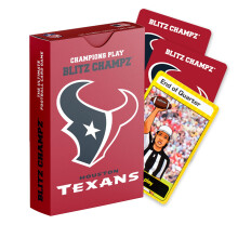 Blitz Champz Houston Texans Hivatalos NFL jtkkrtyk s Houston Texans ajndkok frfiaknak s noknek Szrakoztat utazsi krtyajtkok felnotte