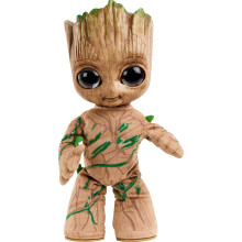 Marvel Plush, Groovin' Groot Dancing and Talking Plush Figure from Disney+ Series I Am Groot, Soft Toy for Gifts and Collectors