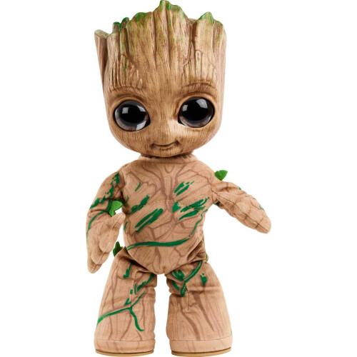 Mattel Mattel Marvel Plush, Groovin Groot Μιλώντας & Χορευτικό Κουκλάκι από τη σειρά I Am Groot