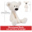 GUND Gund Toothpick Cable Bear Plush Toy 38cm 4