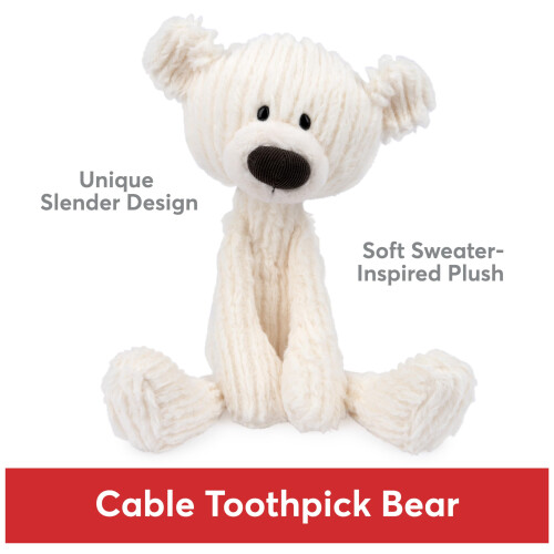 GUND Gund Toothpick Cable Bear Plush Toy 38cm 1