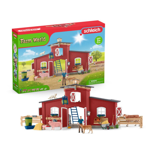 Schleich Schleich 42606 Large barn with animals and accessories