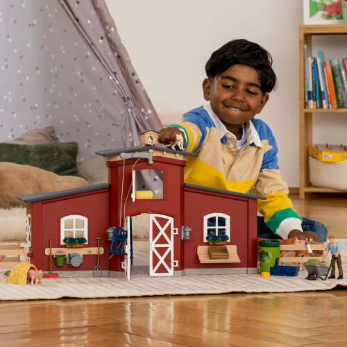 Schleich Schleich 42606 Large barn with animals and accessories 1