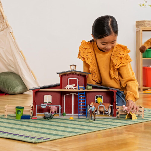 Schleich Schleich 42606 Large barn with animals and accessories 2