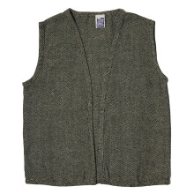 Gilet per costume da contadino Making Believe per ragazzi - Tweed grigio - Grande 8-10 | Abito da pellegrino Gilet rinascimentale Costume da cont