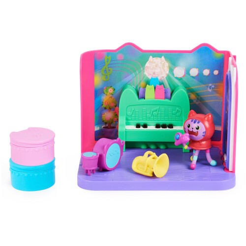 Gabby Dollhouse Daniel James Catnip Groovy Music Room With Figure