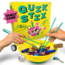 Exciting Quick Stix Skill Game - Fun Family Games for 7+ Year Olds, 2-8 Players - Party Games for Adults & Kids - Perfect for Indoor & Outdoor Games