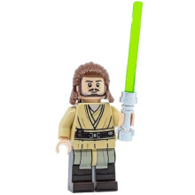 LEGO Star Wars: Qui-Gon Jinn Minifigur mit Lichtschwert