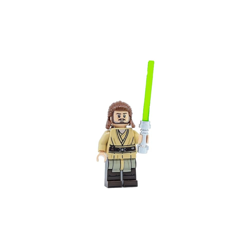 Lego Star Wars: Qui-Gon Jinn Minifigure With Lightsaber