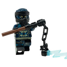 LEGO Ninjago Dragons Rising Seizoen 2: Minifiguur van Evil Jay met bliksemzeis