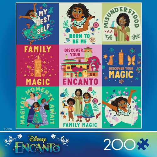 Ceaco - Disney - Encanto Flat Flower Collage - Puzzle da 200 pezzi 1