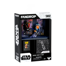 Fandrop SW02-Star Wars: The Clone Wars - Ahsoka Tano VS. Maul combina un epico diorama con artefatti e indicatori di scena creando un display per