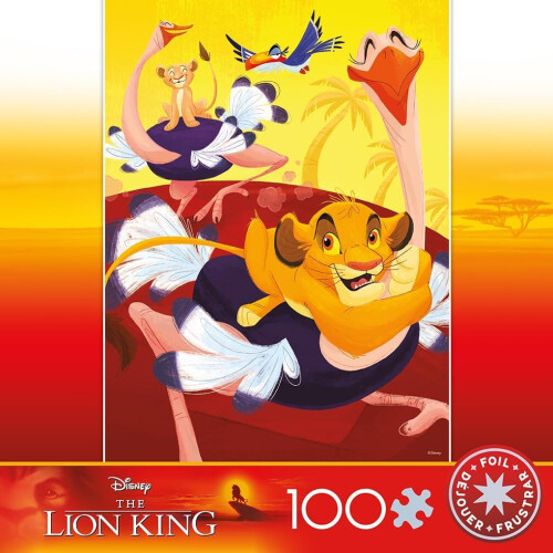 Ceaco Puzzle da 100 pezzi con lamina di razza di struzzo 2