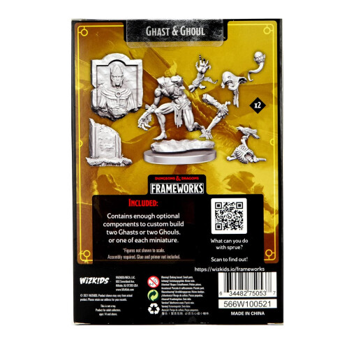 D&D Frameworks: Ghast & Ghoul - Omålade och Omonterade 1