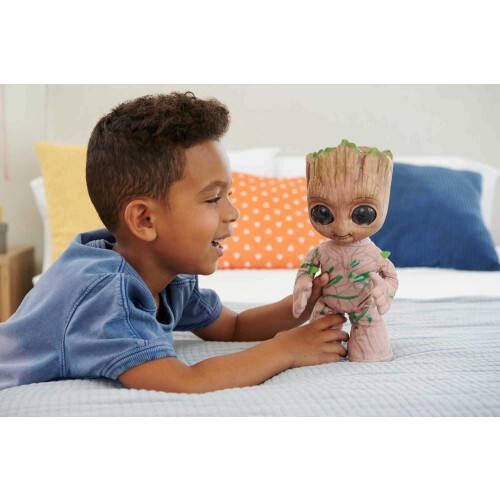 Mattel Mattel Marvel Plush, Groovin Groot Μιλώντας & Χορευτικό Κουκλάκι από τη σειρά I Am Groot 1