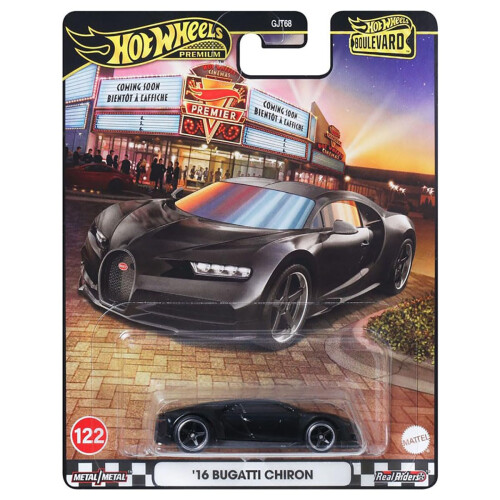 Mattel Hot Wheels Premium - Boulevard: '16 Bugatti Chiron JBL21 #122 2